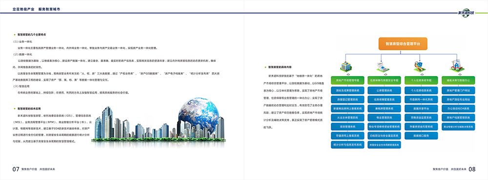 智慧城市科技畫冊設計,智慧城市服務畫冊設計